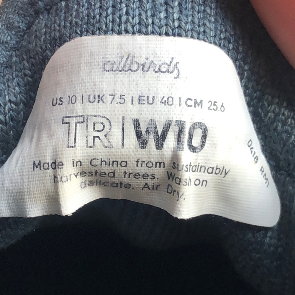 Allbirds Tree Runners Women’s Size 10 - Picture 12 of 12